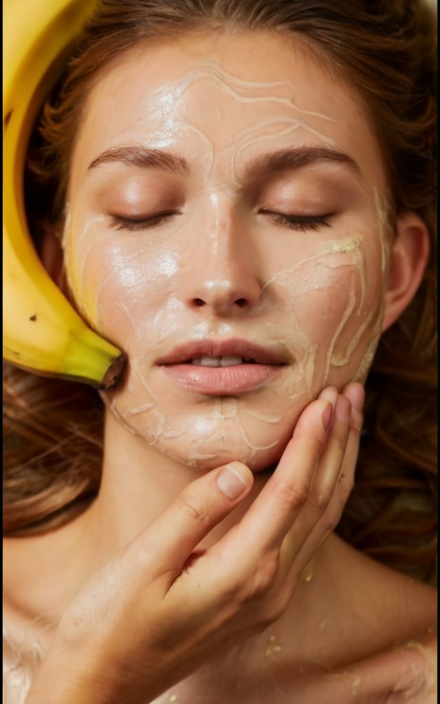 banana peel beauty hacks